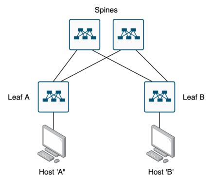 VXLAN topology example